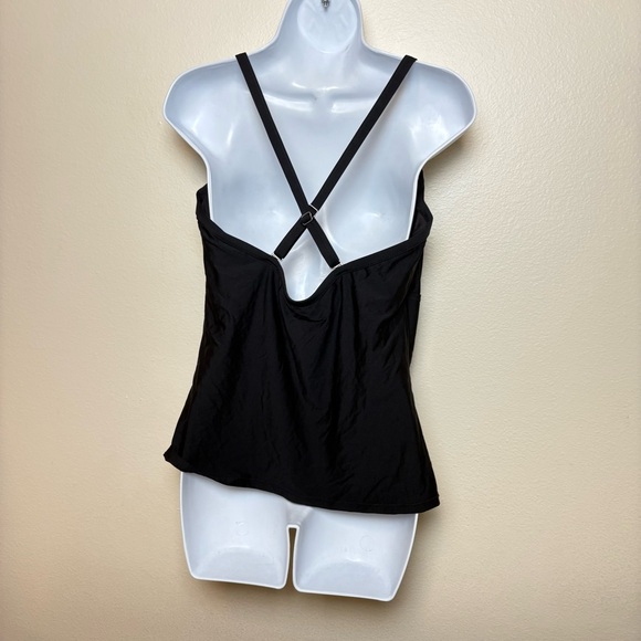 Athleta Twist Up Tankini Top Black 38D - Picture 3 of 4